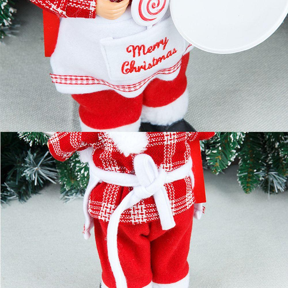 Mô Hình Ông Già Noel Vui Nhộn Kích Thước 32cm Trang Trí Cửa Mừng Năm Mới / Giáng Sinh