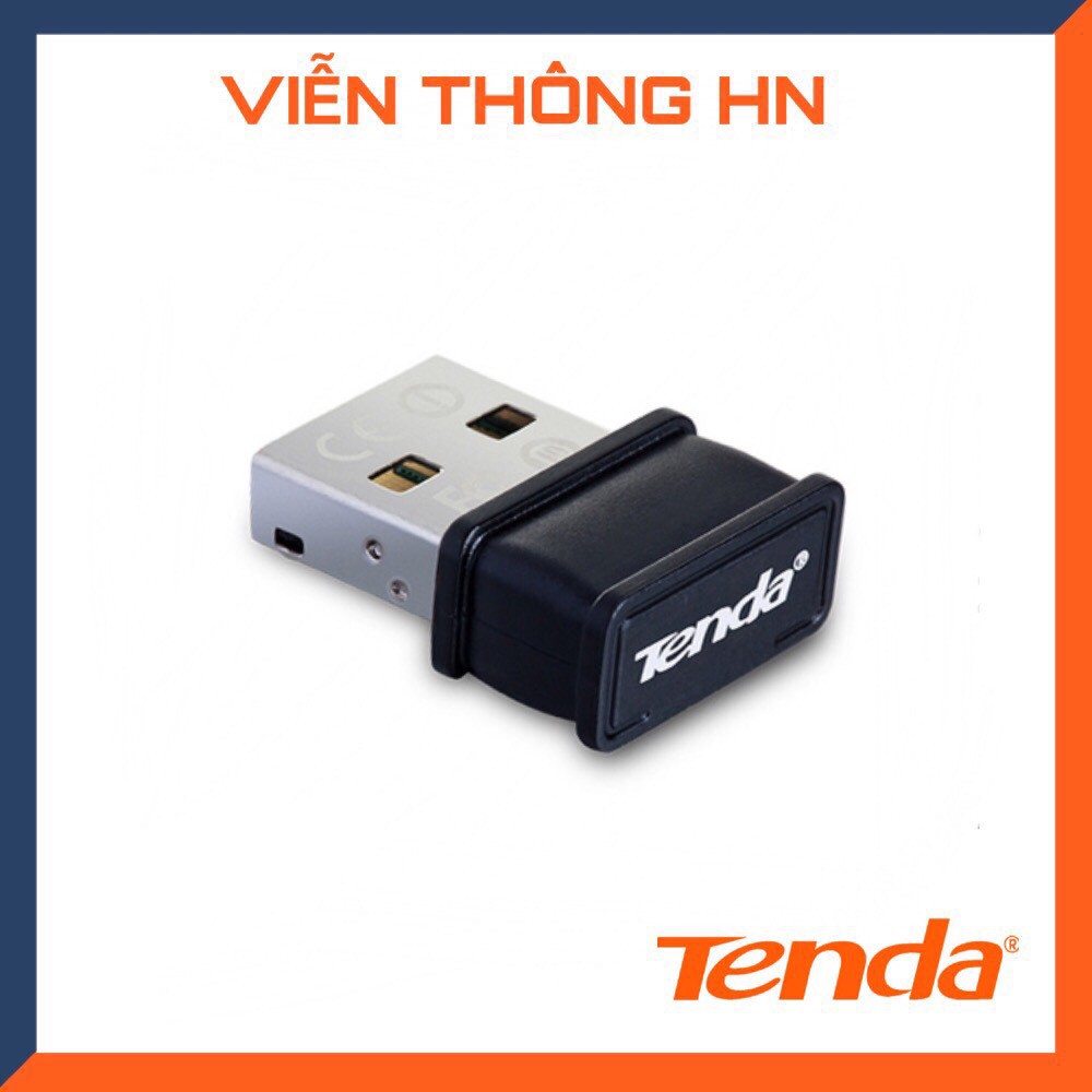 Tenda USB kết nối Wifi W311Mi tốc độ 150Mbps - bộ thu wifi cho máy tính laptop - vienthonghn