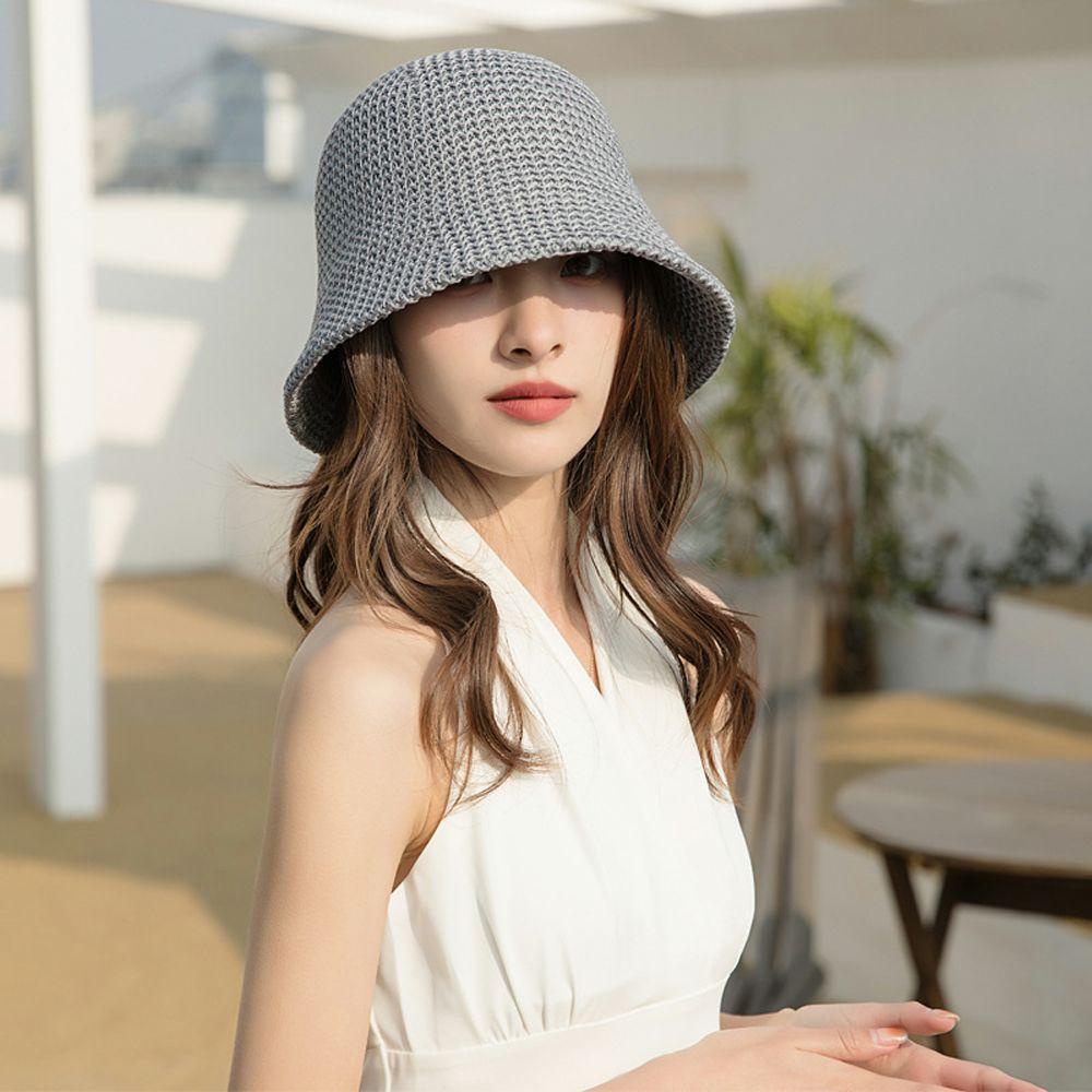 Nón Tai Bèo Chống Nắng Màu Trơn Thời Trang Đi Xe Đạp Ngoài Trời