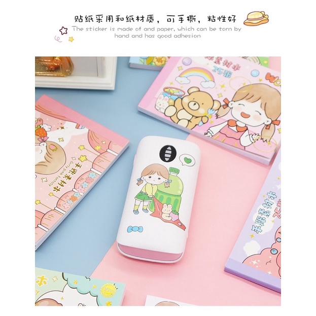 Hộp 20 Tấm Sticker Dễ Thương