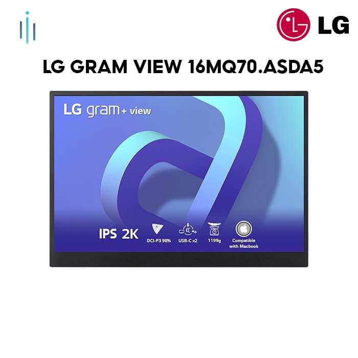Màn Hình Di Động LG Gram View 16MQ70.ASDA5 16 inch 2K WQXGA  IPS