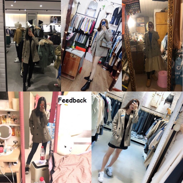 [CÓ SẴN] Áo khoác blazer caro | BigBuy360 - bigbuy360.vn