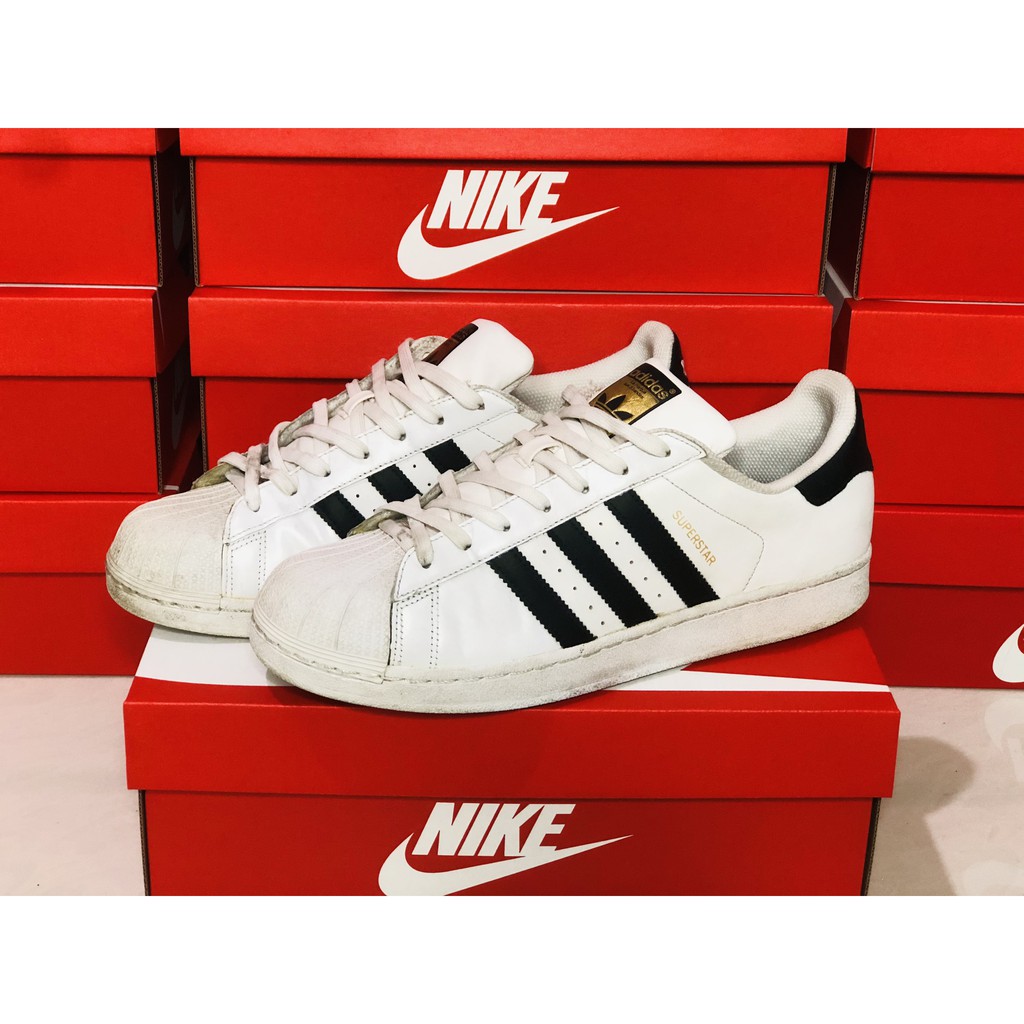 Giày Real 2Hand Adidas Superstar OG 'Vintage White' - Size 44 2/3