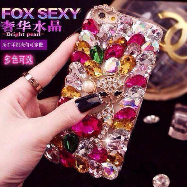 Ốp lưng hồ ly pha lê