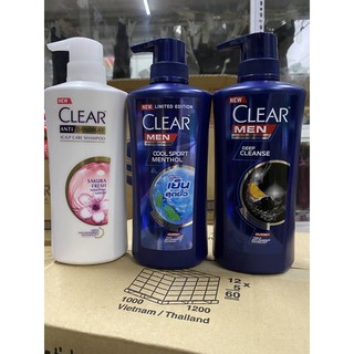DẦU GỘI CLEAR THÁI LAN 400ml