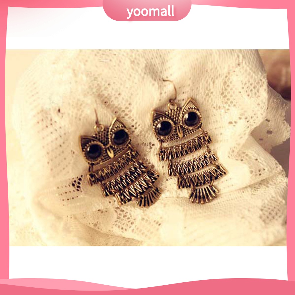 Yomall♡ Bông Tai HợP Kim HìNh Cú MèO Xinh XắN