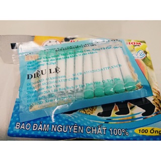 Vani ống / Bột thơm Vanillin (1 vỉ 10 ống)