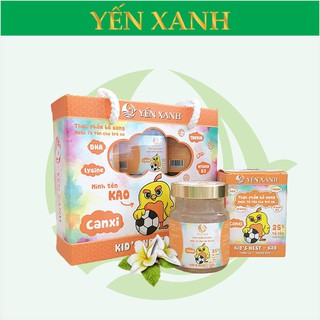 25% tổ yến  - Nước tổ yến sào chưng dành cho trẻ em Kid's Nest Kao hương vani – YẾN XANH - Lốc 6 lọ x 70ml