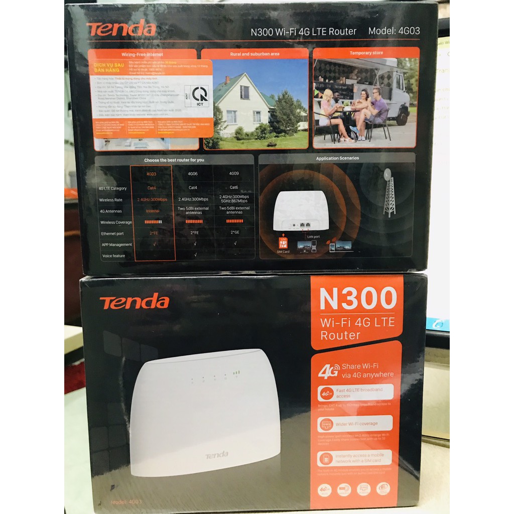 Bộ phát Wifi 4G03    /    3G/4G    /    Router WiFi N300 dùng Sim 4G LTE | BigBuy360 - bigbuy360.vn