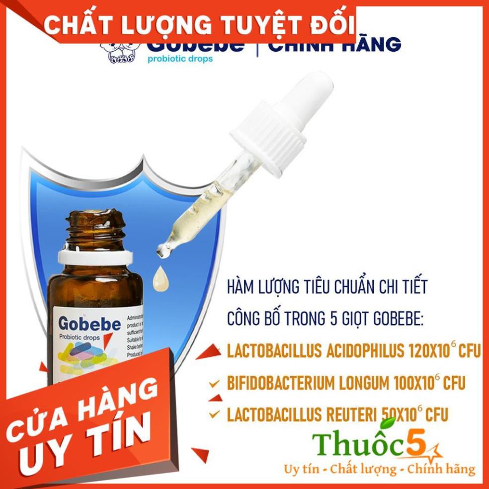 [GIÁ GỐC] Gobebe hỗ trợ điều trị rối loạn tiêu hoá ở trẻ nhỏ