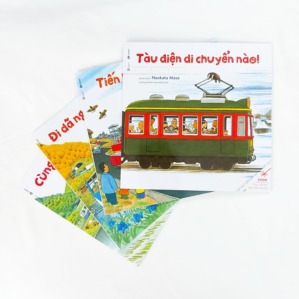 Sách - Combo Ehon- Cùng nhau đi dã ngoại (trọn bộ 4 cuốn)