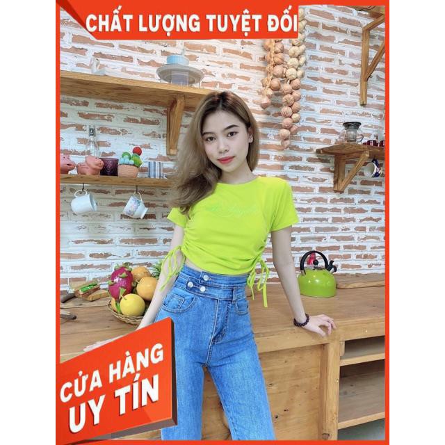 QUẦN JEANS ÔM LƯNG CAO 2 Nút chất siêu mềm giãn | BigBuy360 - bigbuy360.vn