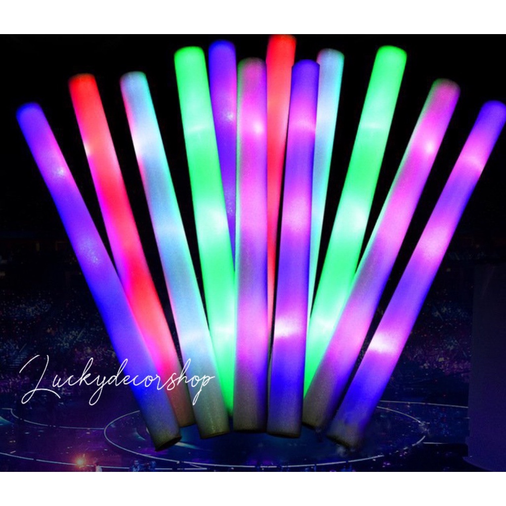 Thanh Đập Vỗ Vũ Phát Sáng Có Đèn Led- Gậy Xốp Có Đèn DL01