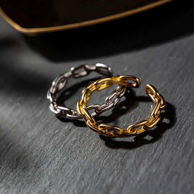 Nhẫn Đeo Tay Kim Loại Phong Cách Vintage Cho Nữ