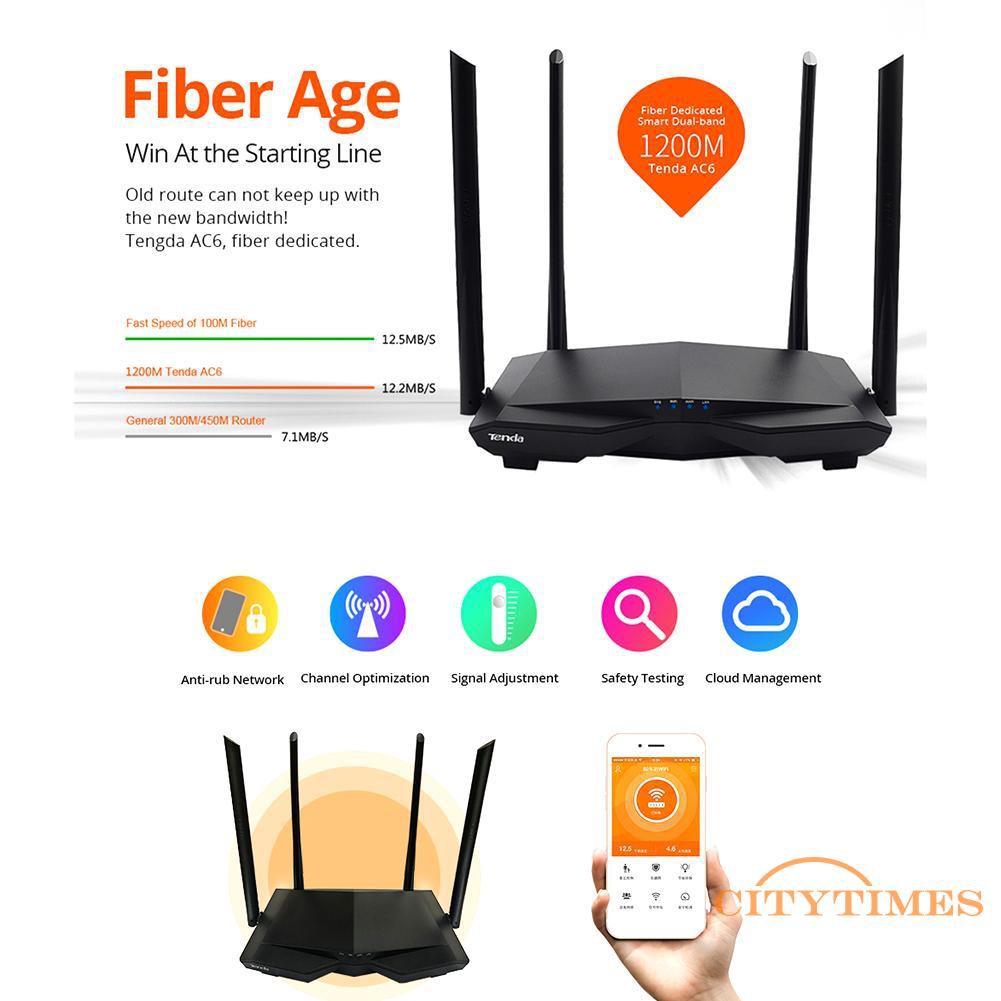 Thiết Bị Phát Wifi 1200mbps Tenda Ac6