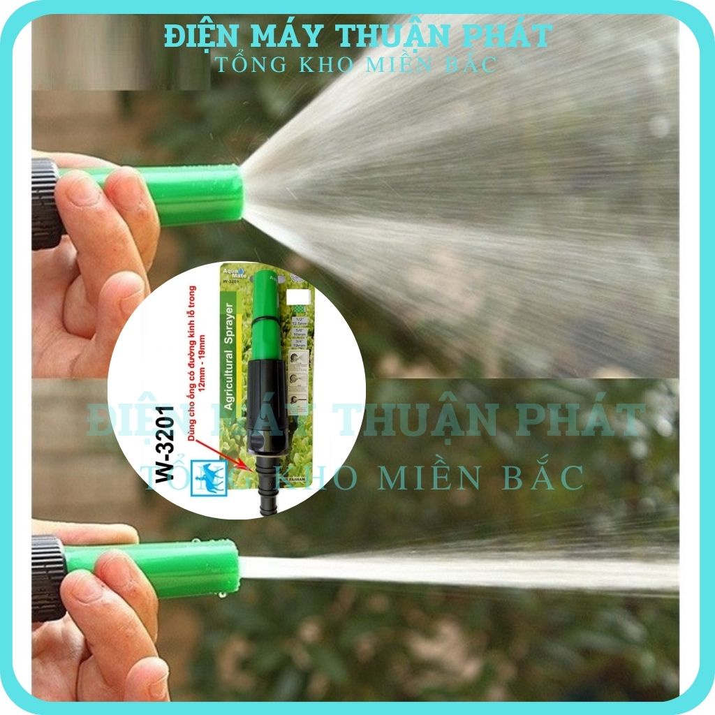 Vòi xịt vệ sinh tăng áp rửa xe máy ô tô tưới cây phun sương thông minh đa năng Aquamate 3201 giá rẻ