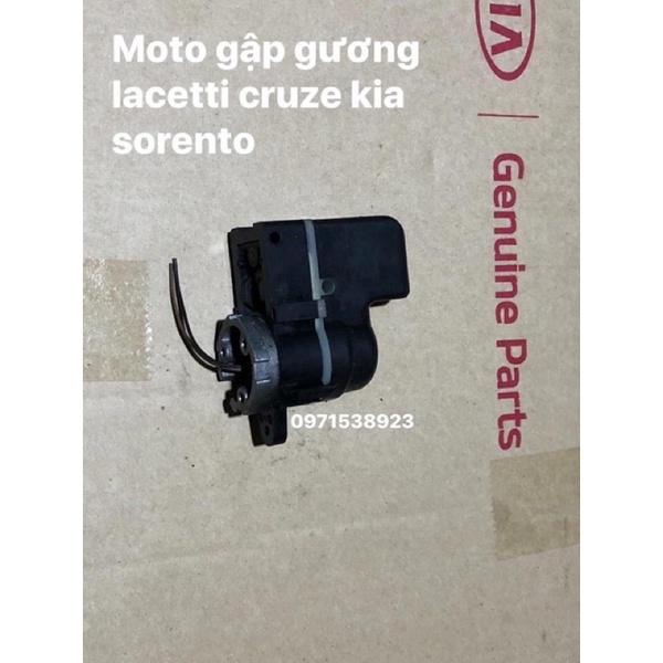 MOTOR GẬP GƯƠNG LACETTI CRUZE KIA SORENTO BÃI XỊN THÁO XE