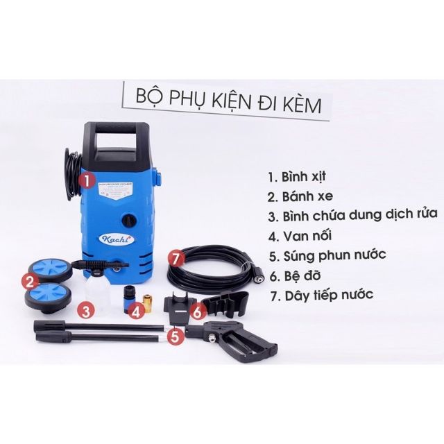 Máy rửa xe cao áp Kachi MK_70 1400w