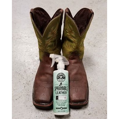 Chai vệ sinh nhanh và dưỡng ghế da 2 trong 1 Chemical Guys Sprayable Leather Cleaner & Conditioner - 478ml.