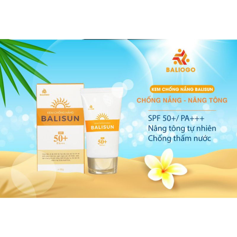 KEM CHỐNG NẮNG BALISUN SPF50+ PA+++ ngăn tia UV không lo sạm nám 50g.