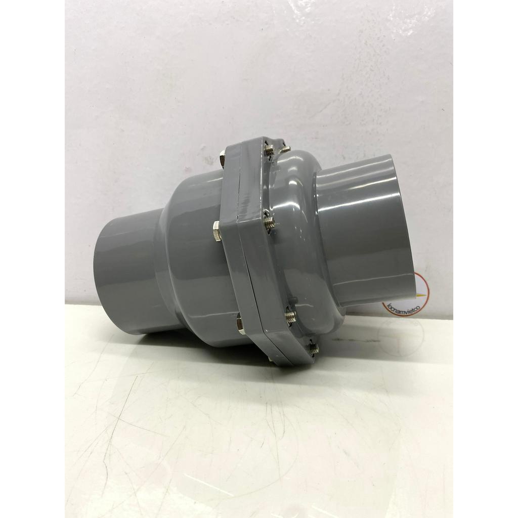 Van nhựa Một chiều phi 90 PVC lá lật