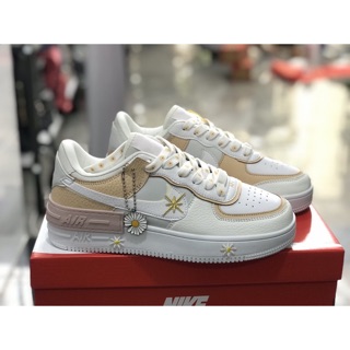 🤗 (BOX - PHỤ KIỆN) GIÀY AF SHADOW hoa cúc🌼 ( Full phụ kiện ) hana 01 008