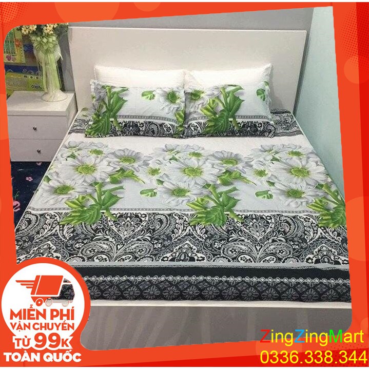 (Rẻ vô địch) Bộ Ga Gối Poly Cotton Loại Đẹp (Chat Chọn Mẫu) | BigBuy360 - bigbuy360.vn