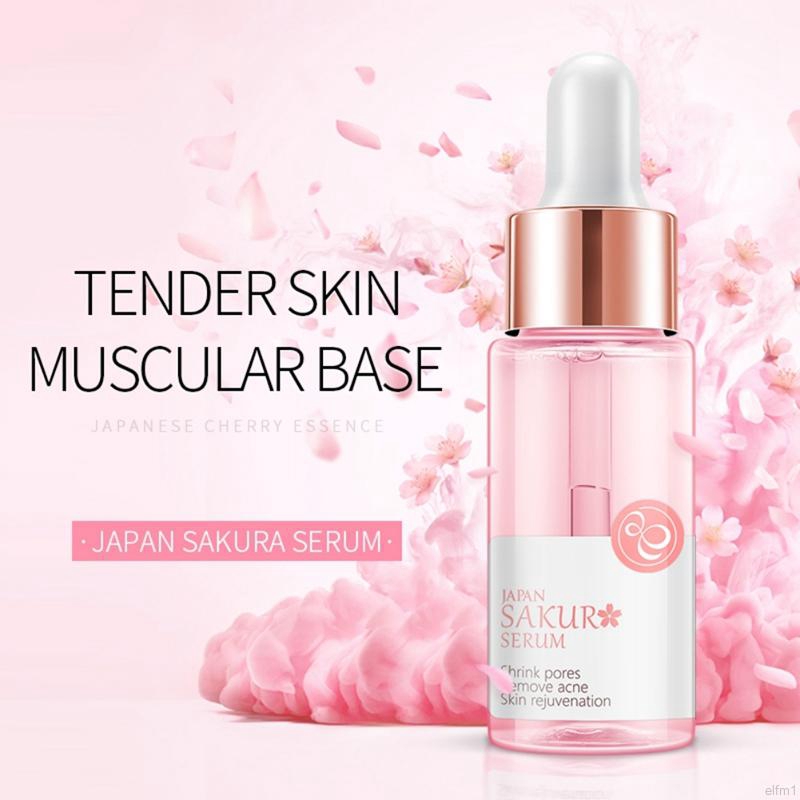 (Hàng Mới Về) Serum Hoa Anh Đào Dưỡng Ẩm Làm Săn Chắc Da Se Khít Lỗ Chân Lông Làm Sáng Màu Da