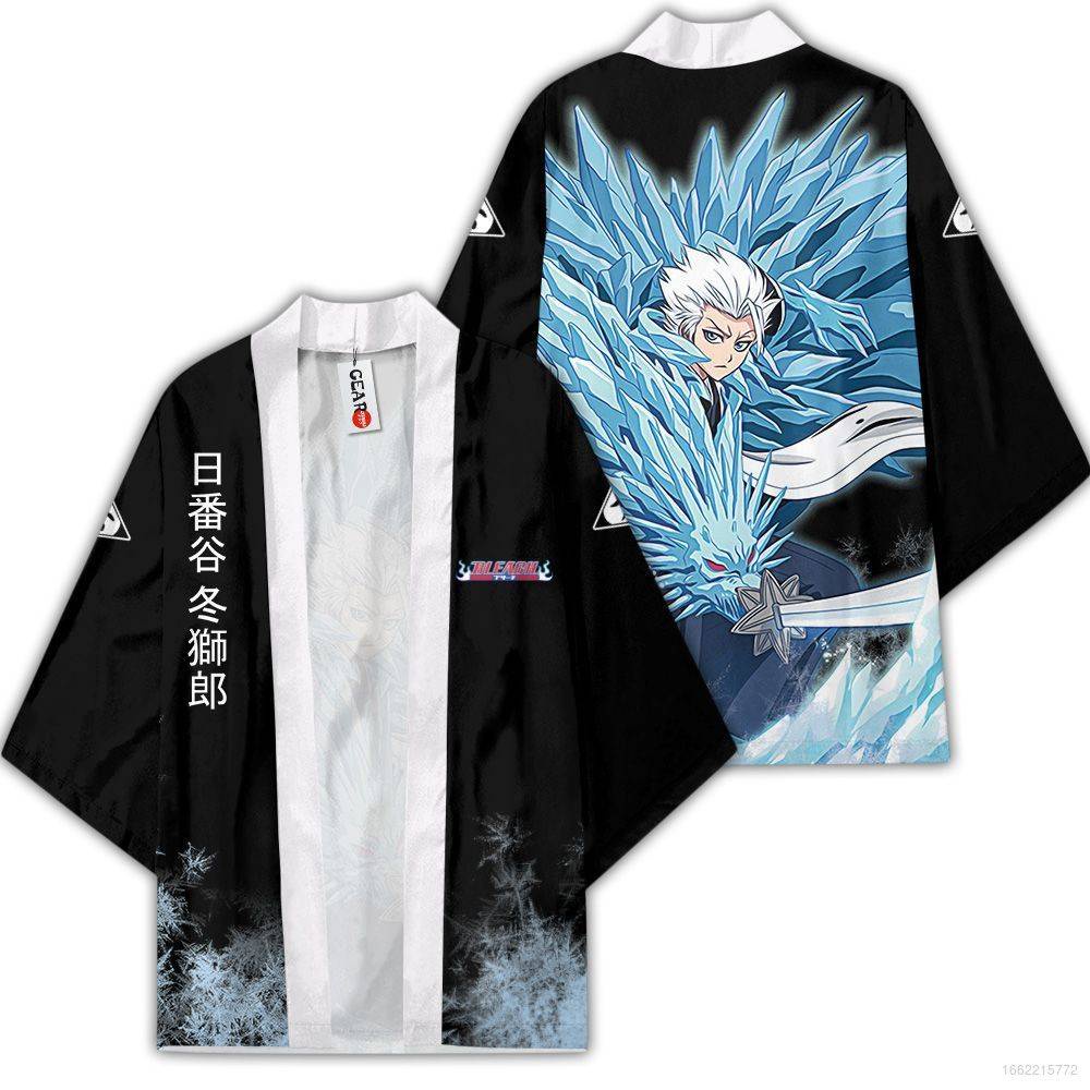 Áo Khoác Kimono Tay Dài Dáng Rộng Họa Tiết Anime BLEACH HT1 TH1