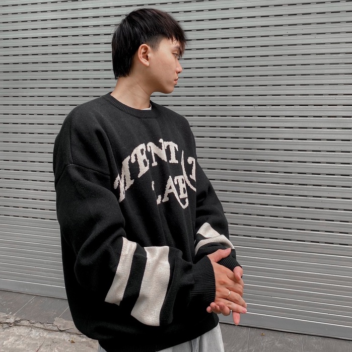 Áo Sweater Dệt Len Cao Cấp MENTAL® ESSENTIAL KNIT SWEATER