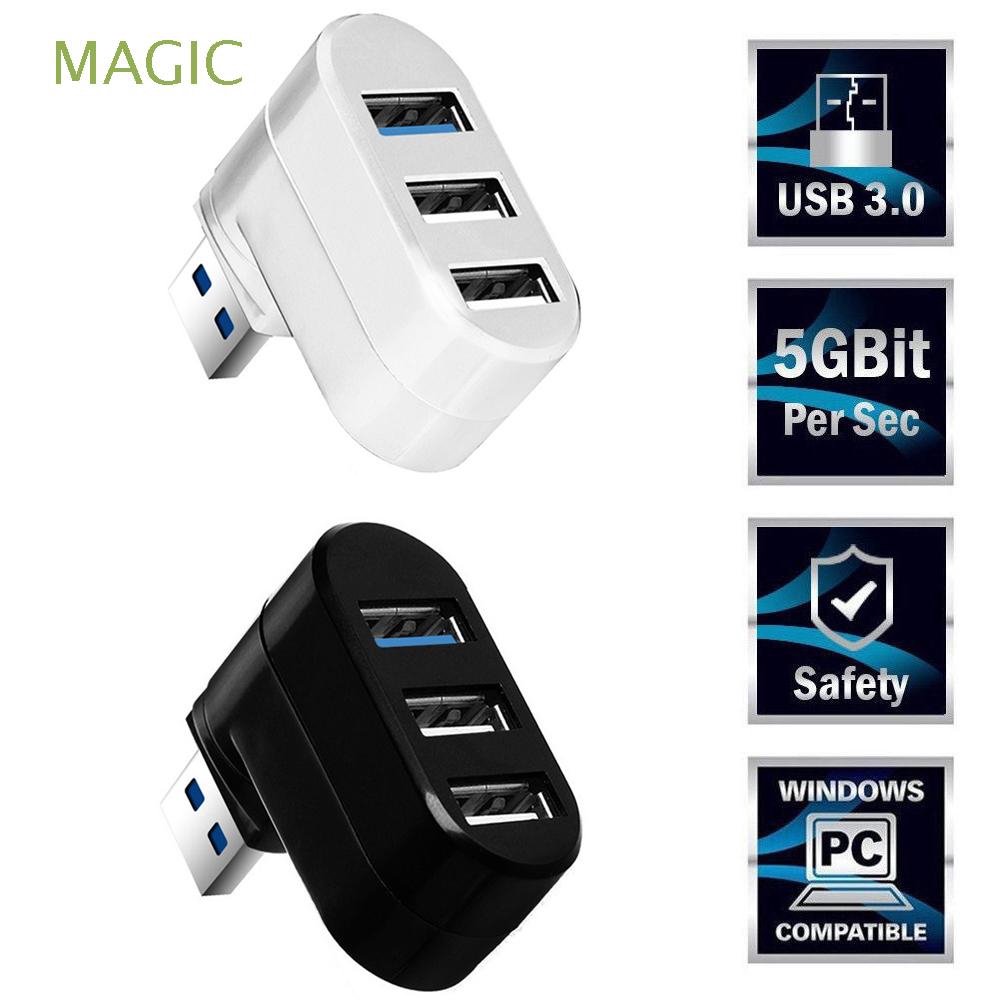 MAGIC Mini Universal Rotatable Data Transfer High Speed USB 3.0 Hub