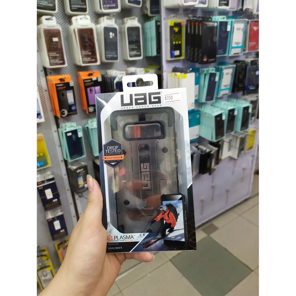 Ốp lưng chống sốc Note 8 UAG Plasma ( Đen)