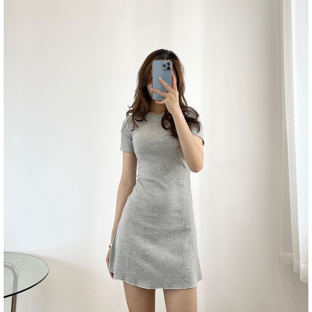 Đầm cotton zip nữ thời trang nữ Miho house