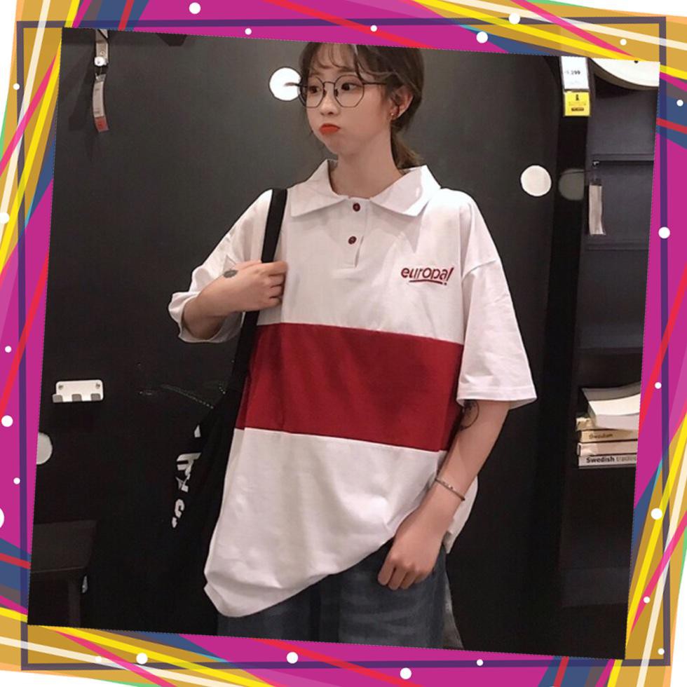 ÁO THUN TAY LỠ CHẤT ĐẸP CÓ CỔ M6 | BigBuy360 - bigbuy360.vn