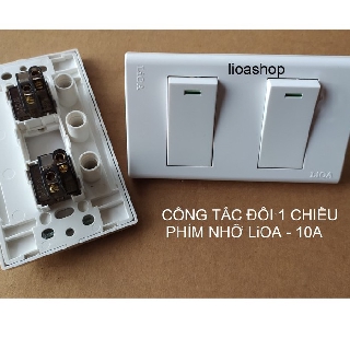 CÔNG TẮC ĐÔI 1-2 CHIỀU PHÍM NHỠ LiOA.