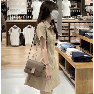 Đầm váy freesize sơ mi basic 5 màu