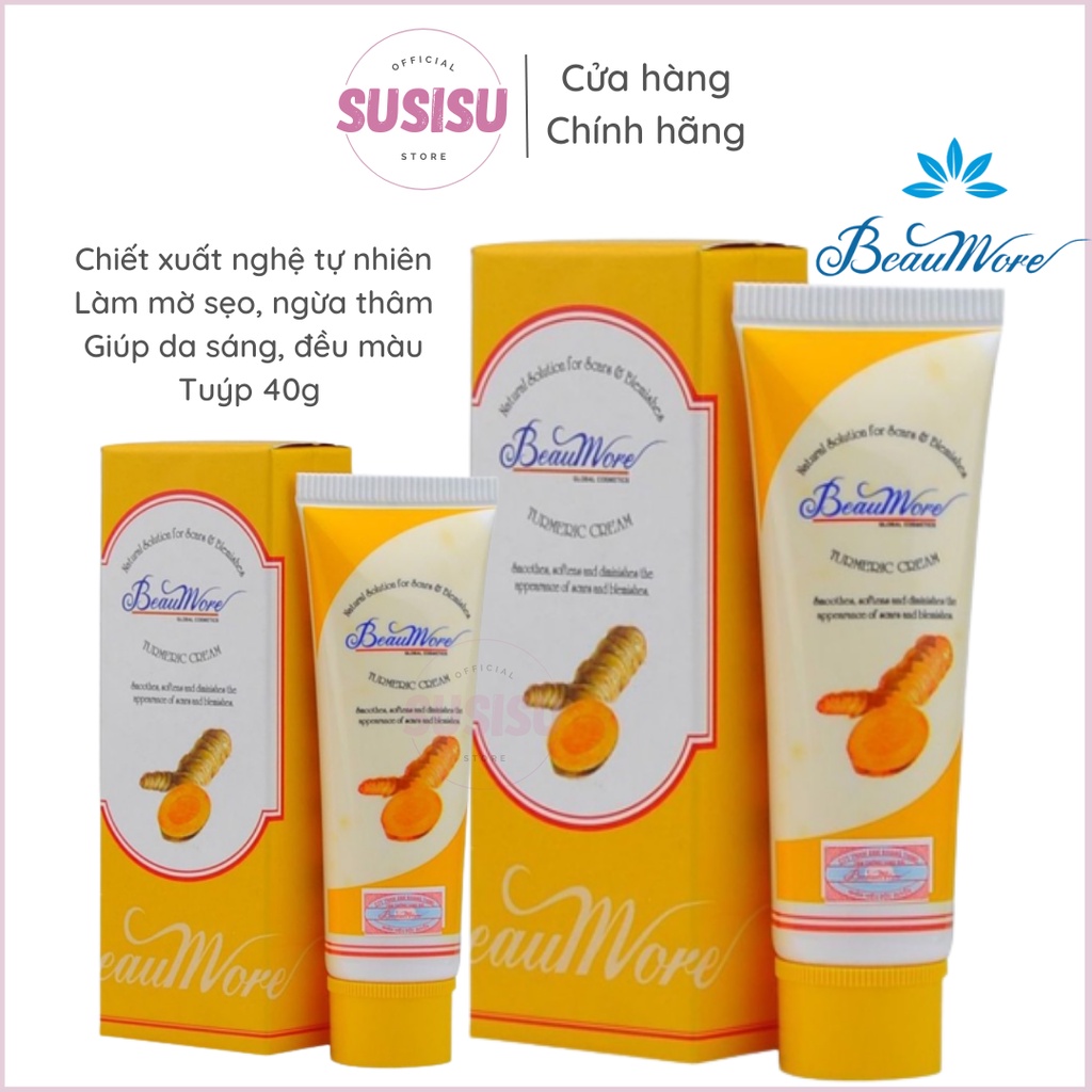 Kem nghệ BEAUMORE Turmeric giúp lành sẹo ngừa thâm 40g