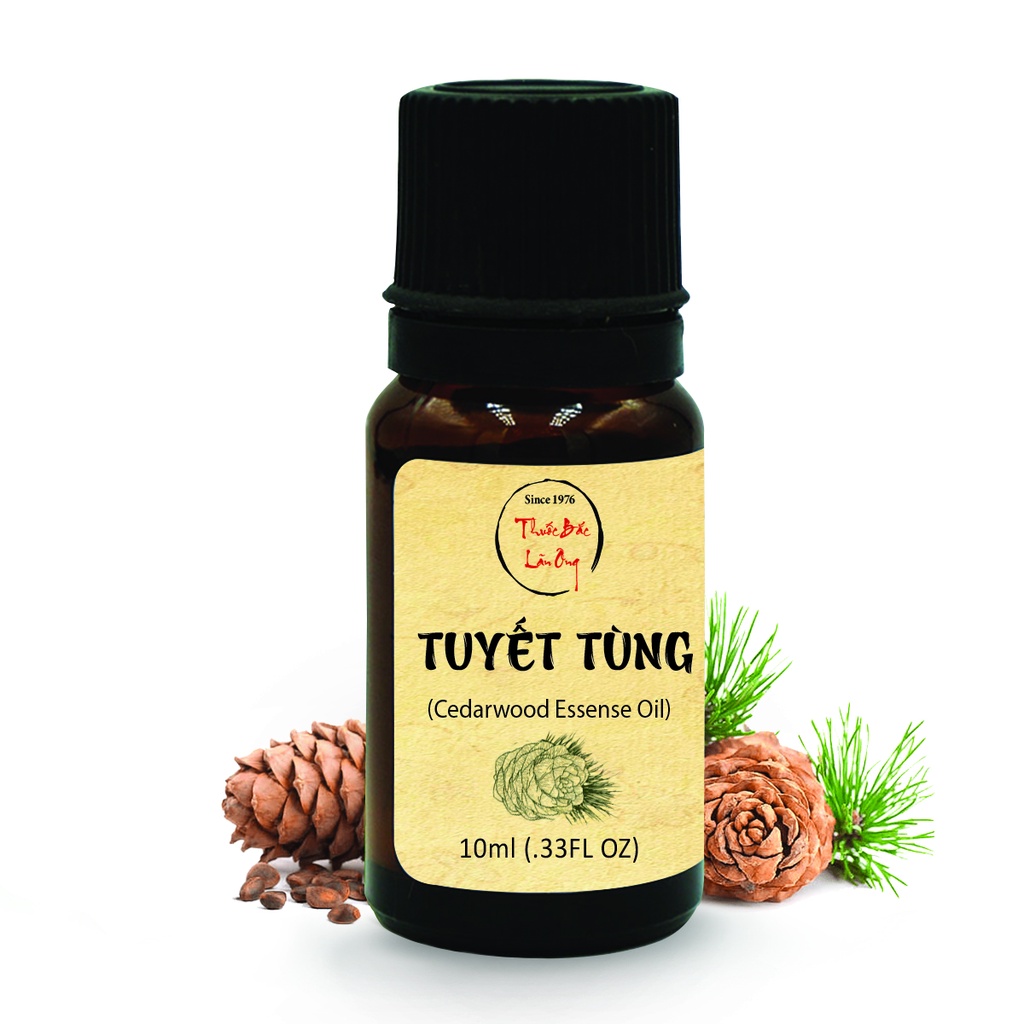 Tinh dầu Tuyết Tùng 20ml, cao cấp nhập khẩu, hương thơm tự nhiên, cân bằng cảm xúc - Thuốc Bắc Lãn Ông