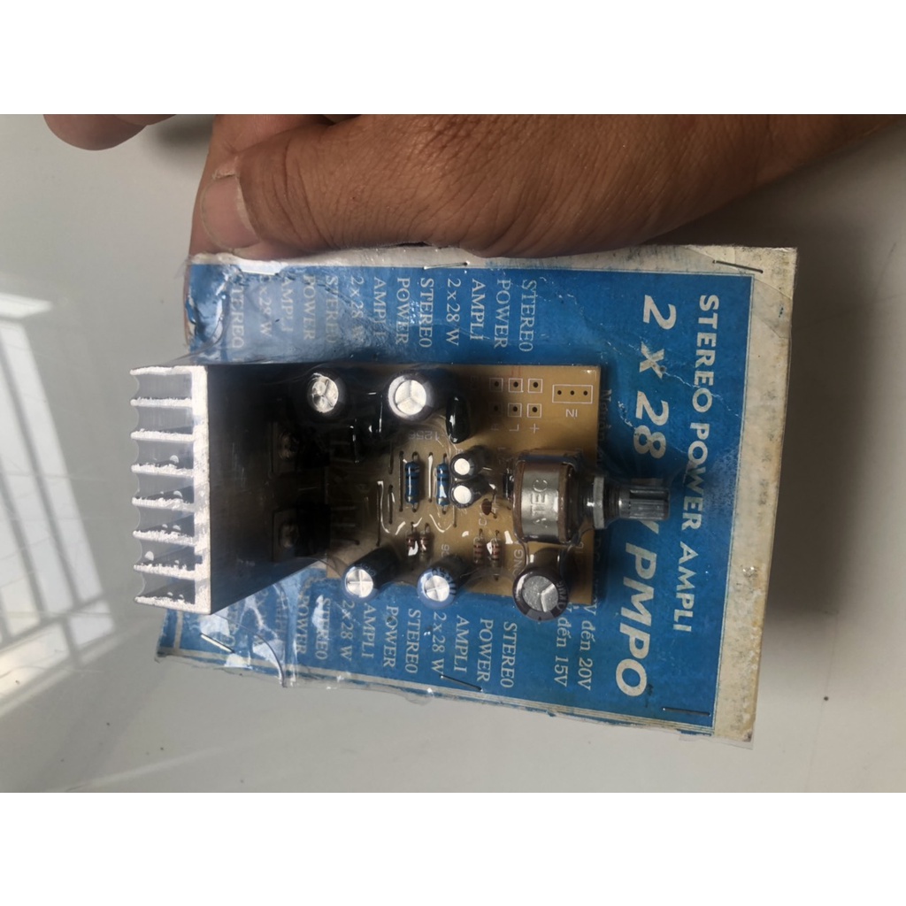 BO MẠCH KHUẾCH ĐẠI LOA ÂM THANH 2x28W PMPO SA-1256 -SONG MÃ