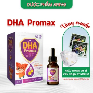 DHA dạng giọt Promax Ramukid giúp tăng IQ, phát triển não bộ, tăng cường thị lực cho bé