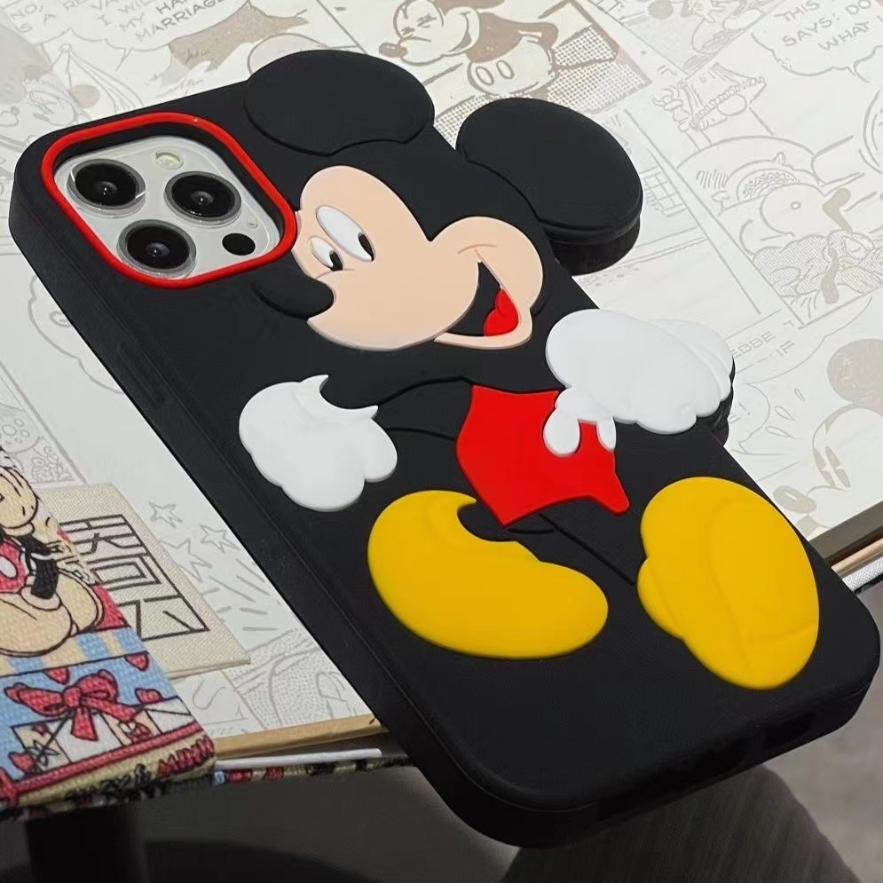 Ốp Điện Thoại Silicon Mềm Chống Sốc In Hình Mickey Hoạt Hình Cho iPhone 13 12 11 Pro Max X XS XR