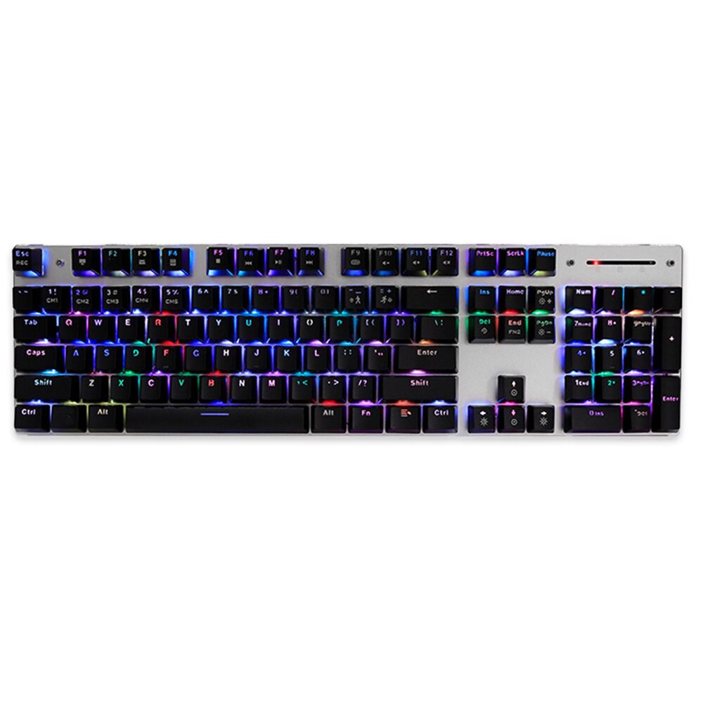 Bàn phím cơ game thủ zero full 104 key đèn Led 13 chế độ | WebRaoVat - webraovat.net.vn