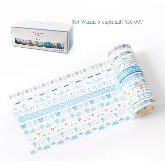 Set Washi 10 cuộn