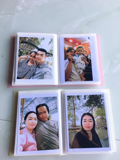 Album ảnh  52 Ảnh 9x13, 10x15, 13x18 + 52 ảnh cùng cỡ với album đã cán Lụa 2 Mặt