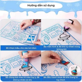 Bộ tranh vẽ 3D cho bé tập vẽ