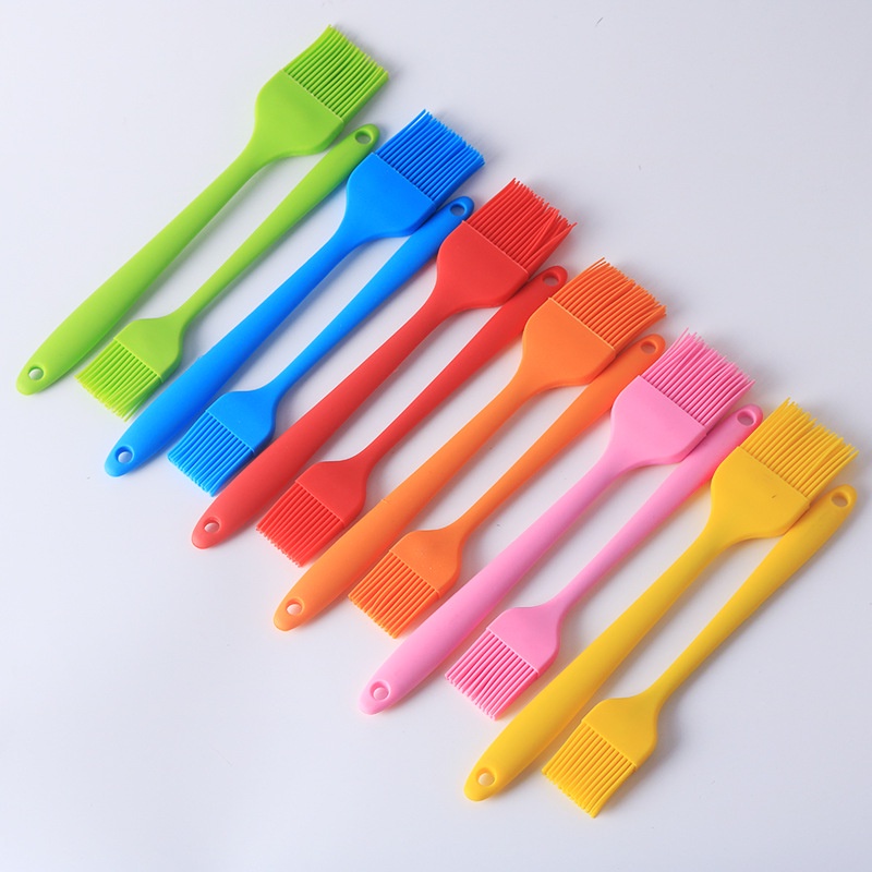 Chổi phết dầu silicon size to dài 26cm, Cọ Silicon Quét Dầu, Ướp Gia Vị - Chổi Silicone Phết Bơ Làm Bánh (Loại Cán Đúc L