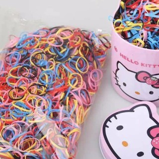Hộp Chun Buộc Tóc Kitty 2000 Dây Cho Bé