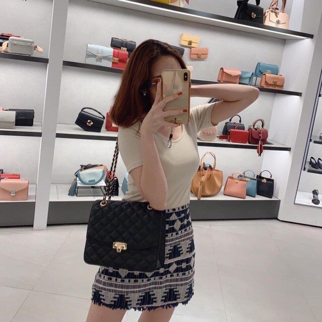 Túi xách CNK trám size 24 sang chảnh