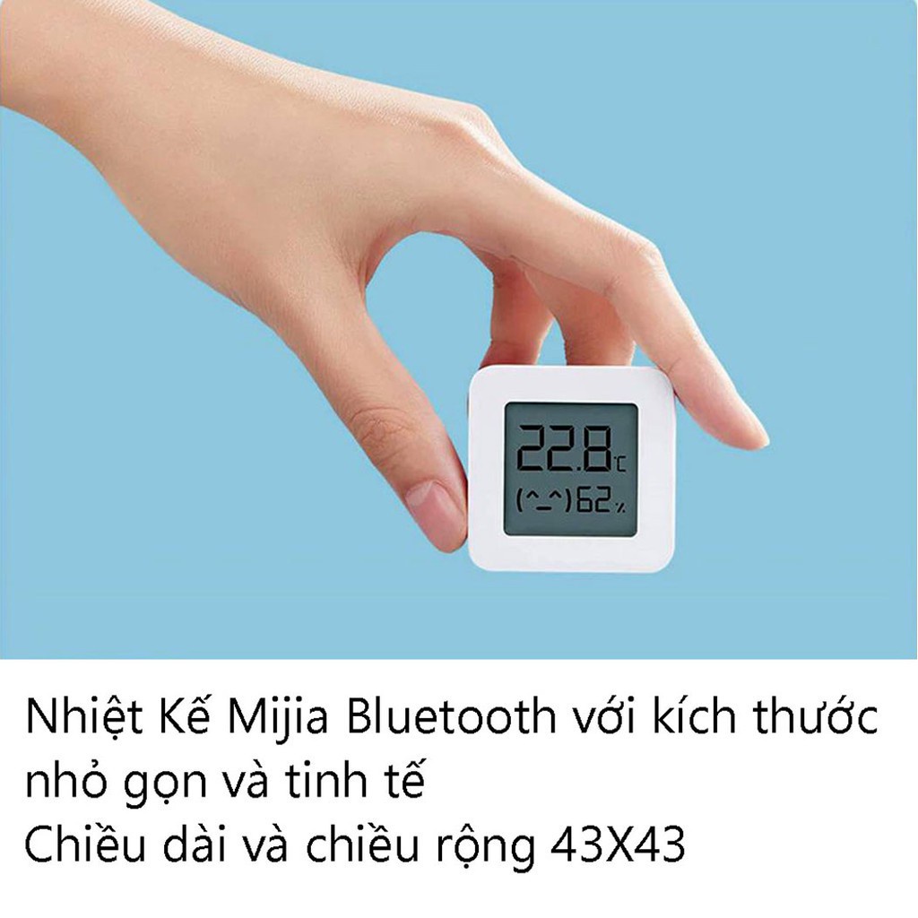 Nhiệt Kế Ẩm Kế Thông Minh Xiaomi Mijia 2 Bluetooth 4.2 đo Nhiệt độ độ ẩm trong nhà