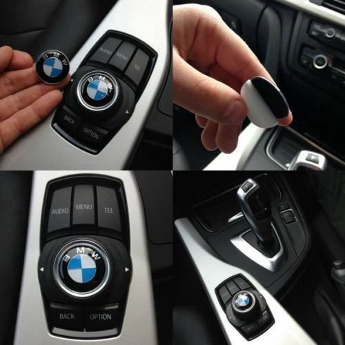 Miếng Dán Nút Điều Khiển Đa Phương Tiện Cho Vô Lăng Xe Hơi BMW